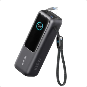 Anker Laptop Power Bank (25K, 165W, Built-In and Retractable Cables)