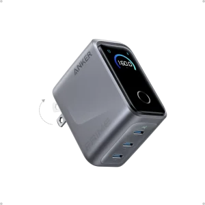 Anker Prime Charger (160W, 3 Ports, Smart Display)